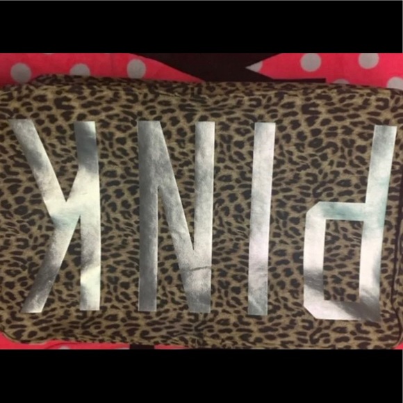 VS PINK Leopard Print Dorm Trunk - Picture 2 of 2